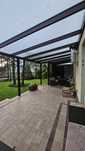 Pergola Aluminiowa Zadaszenie tarasu ruchome ścianki, szklane ściany