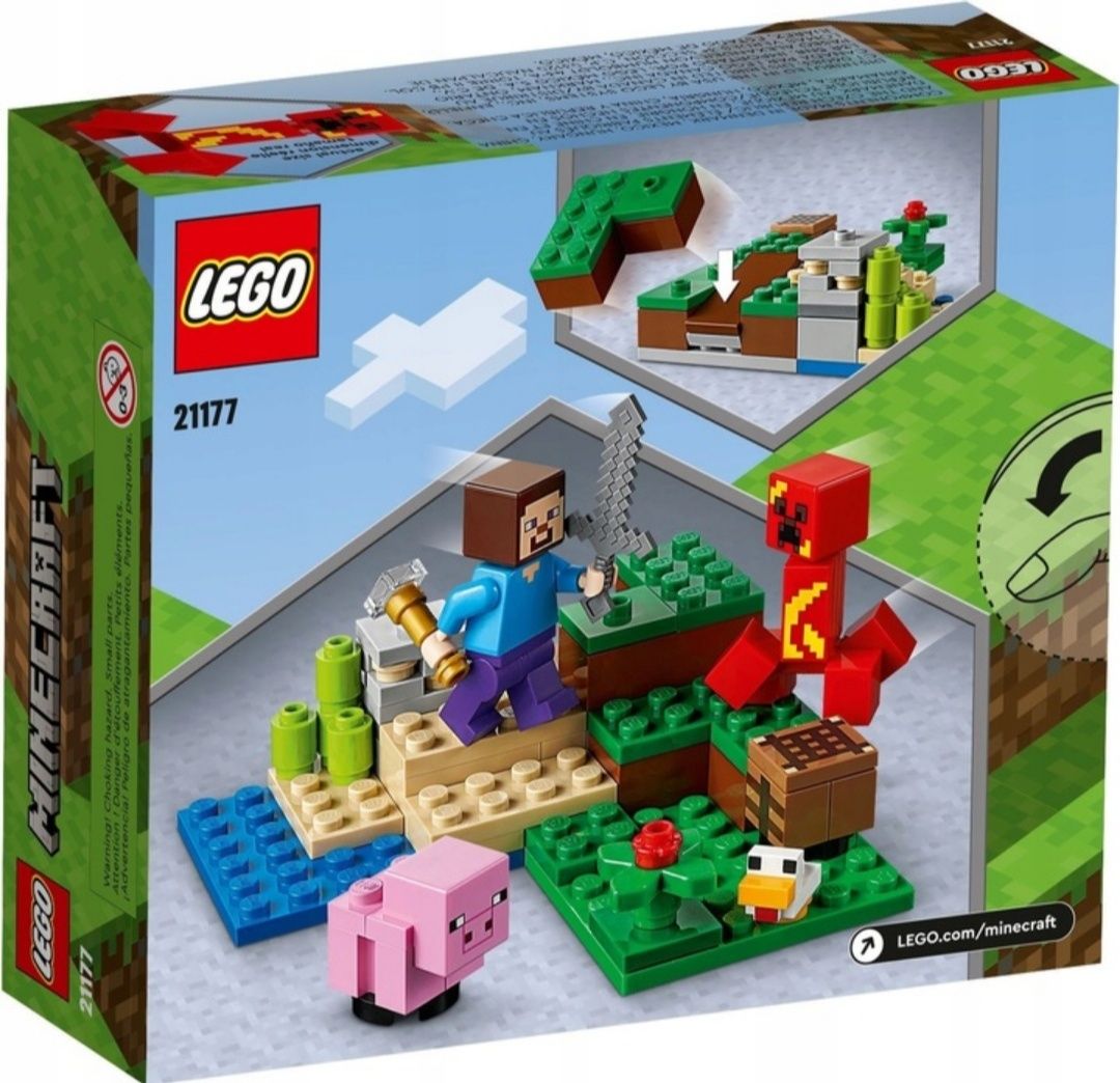 LEGO MINECRAFT Zasadzka Creepera zestaw 21177