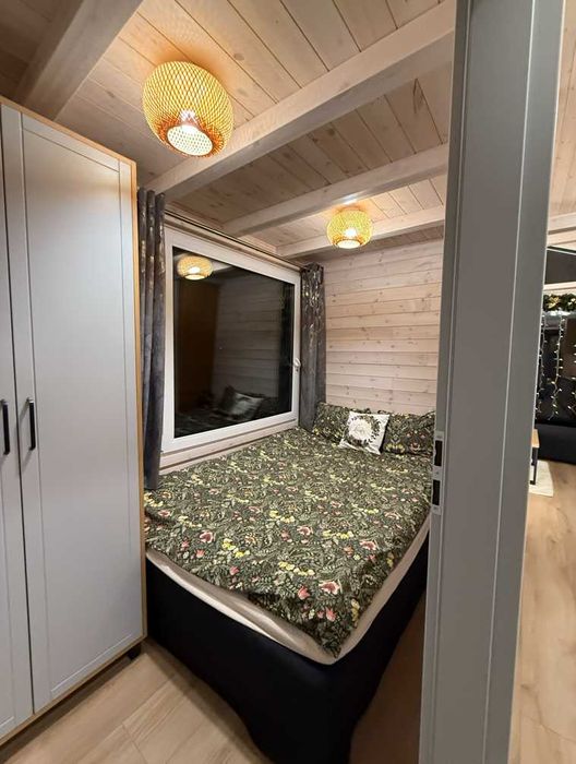 domek na święta dla 8 osób nad jeziorem sauna jacuzzi  bez sąsiadów