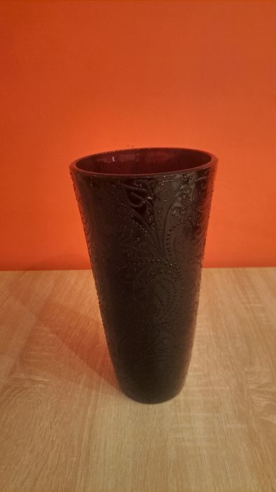 Hialitowy bakłażonowyWazon