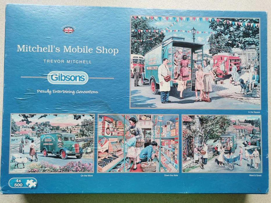 Puzzle Gibsons 4 x 500 - Trevor Mitchell - Mitchell's Mobile Shop 2000
