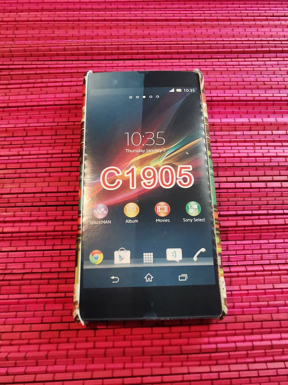 Sony Xperia M plecki Case