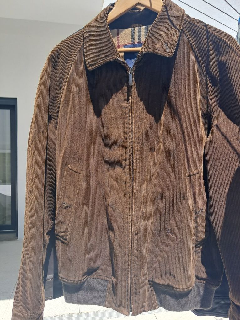 Blusão de Bombazine Castanho da Burberry