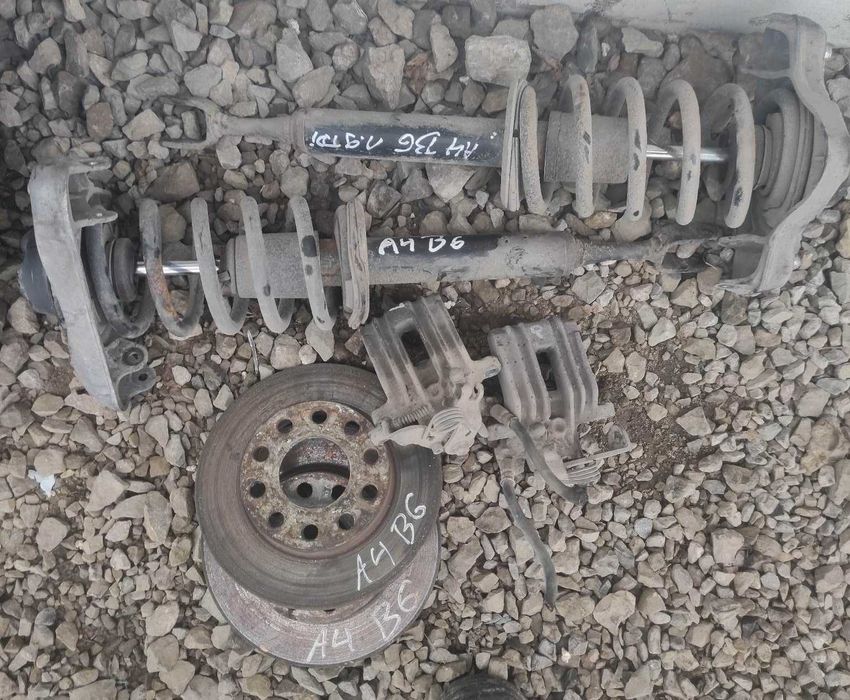 amortyzatory sprężyny wahacze tarcze zaciski piasty Audi A4 B6