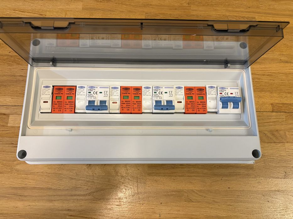 Захист СЕС на 3 стрінга у щитку 500/600/800/1000v