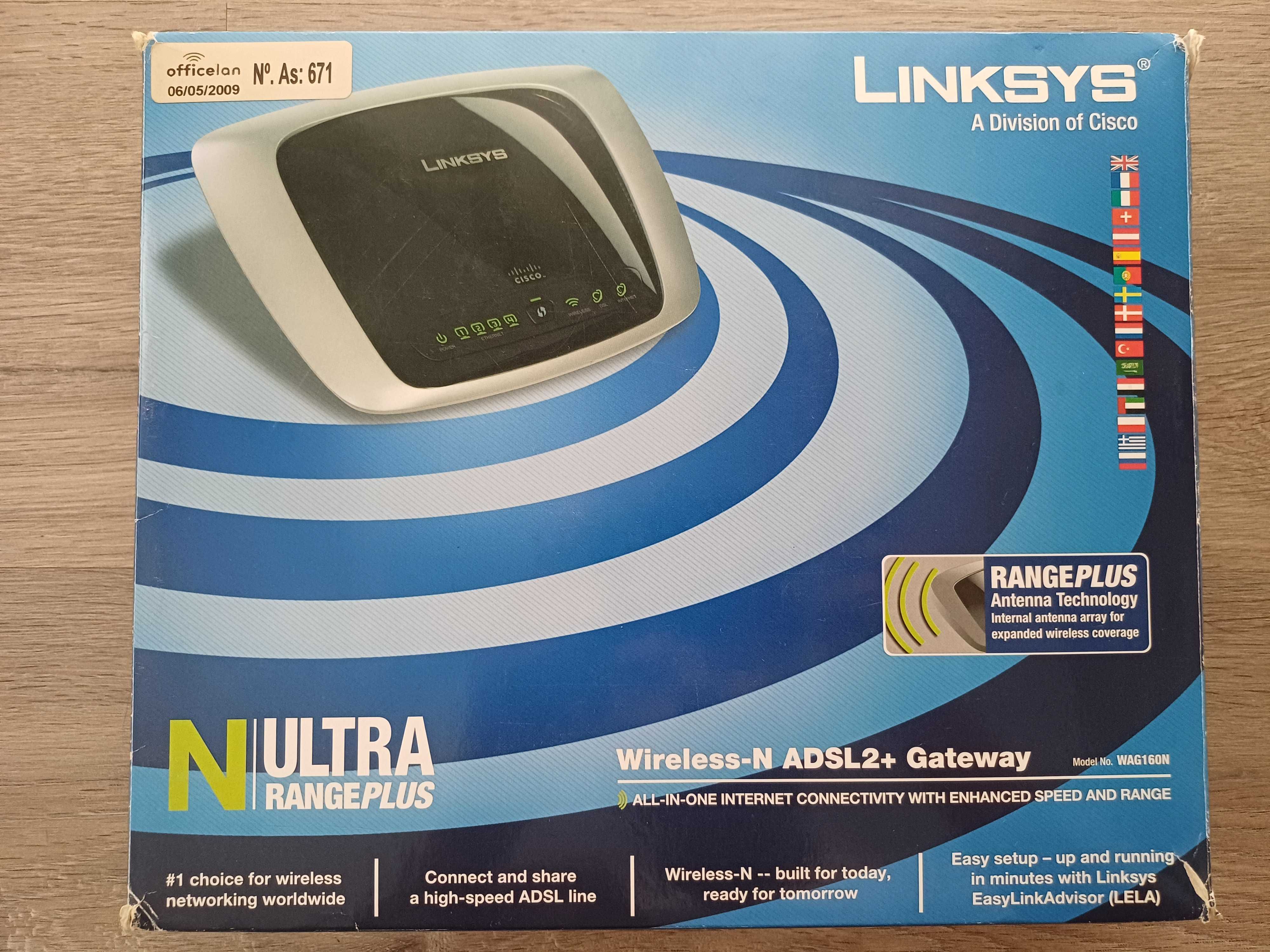 Modem router cisco linksys