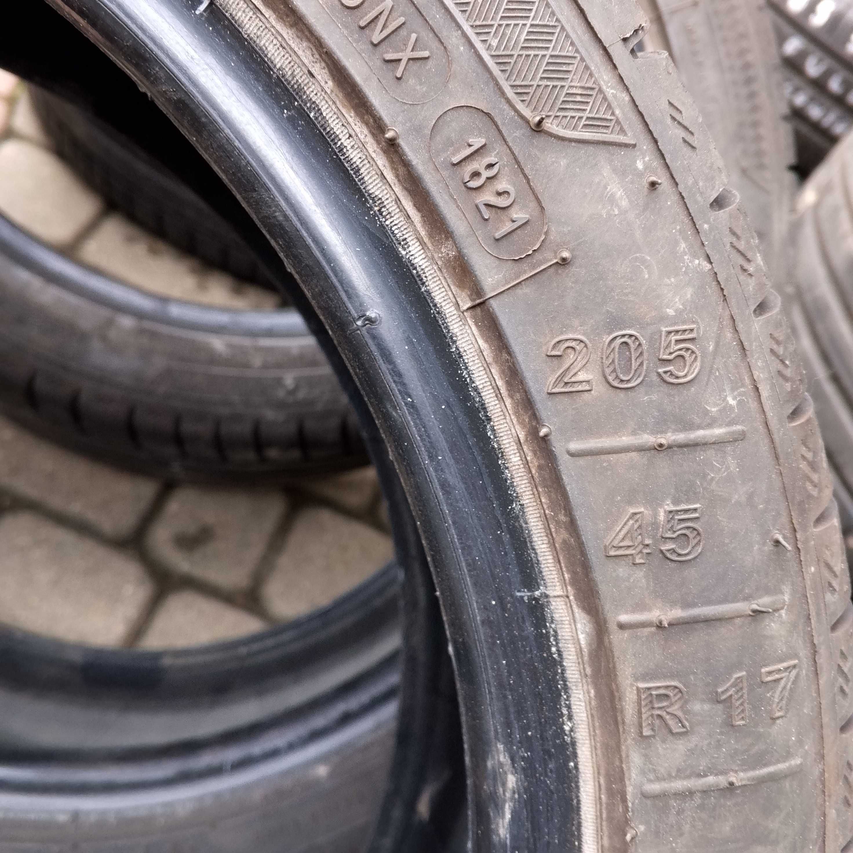 opony 4szt jak NOWE 205/45/17 Kleber Dynaxer  2021 rok