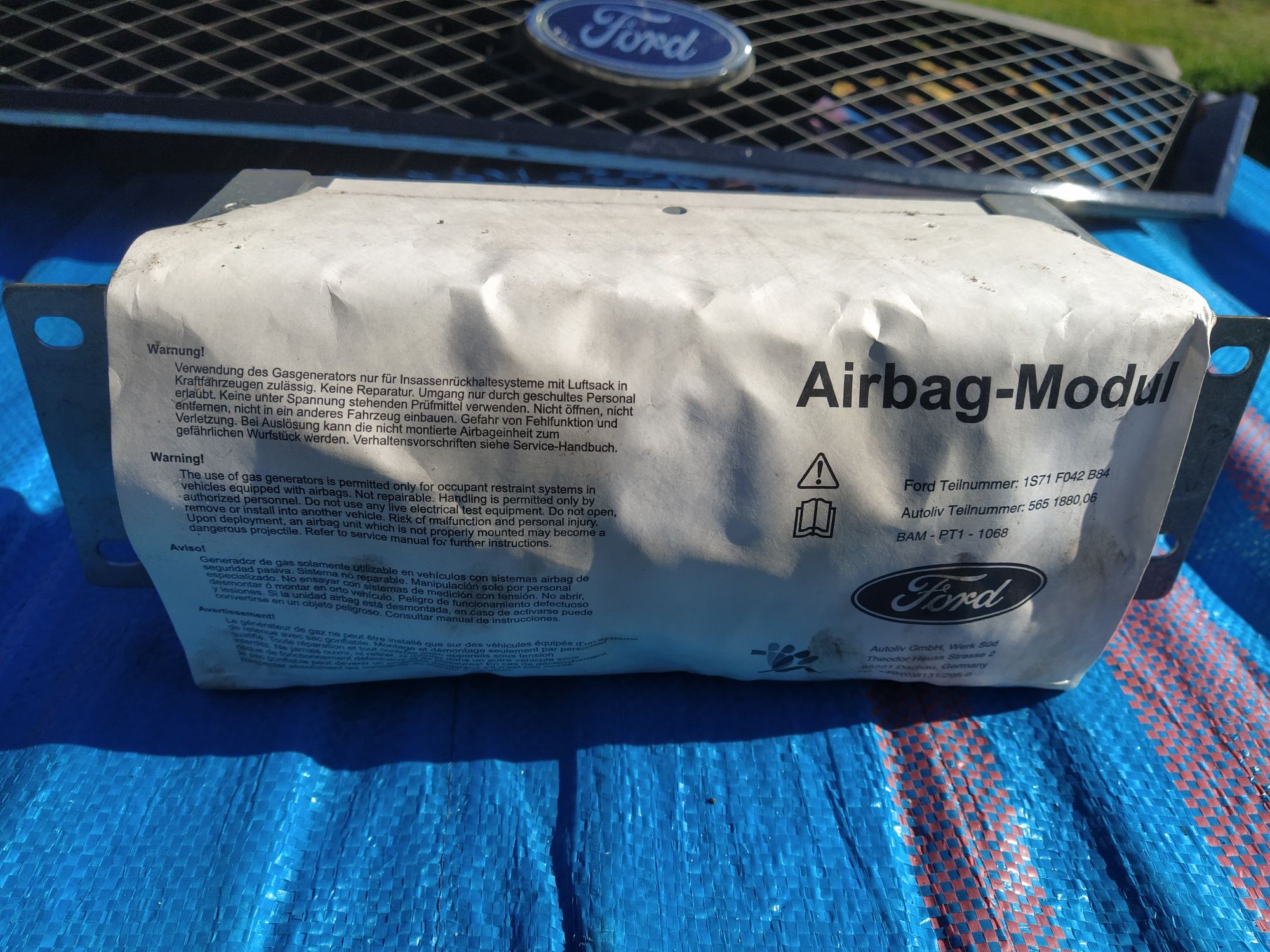 Ford Mondeo MK3 airbag pasażera