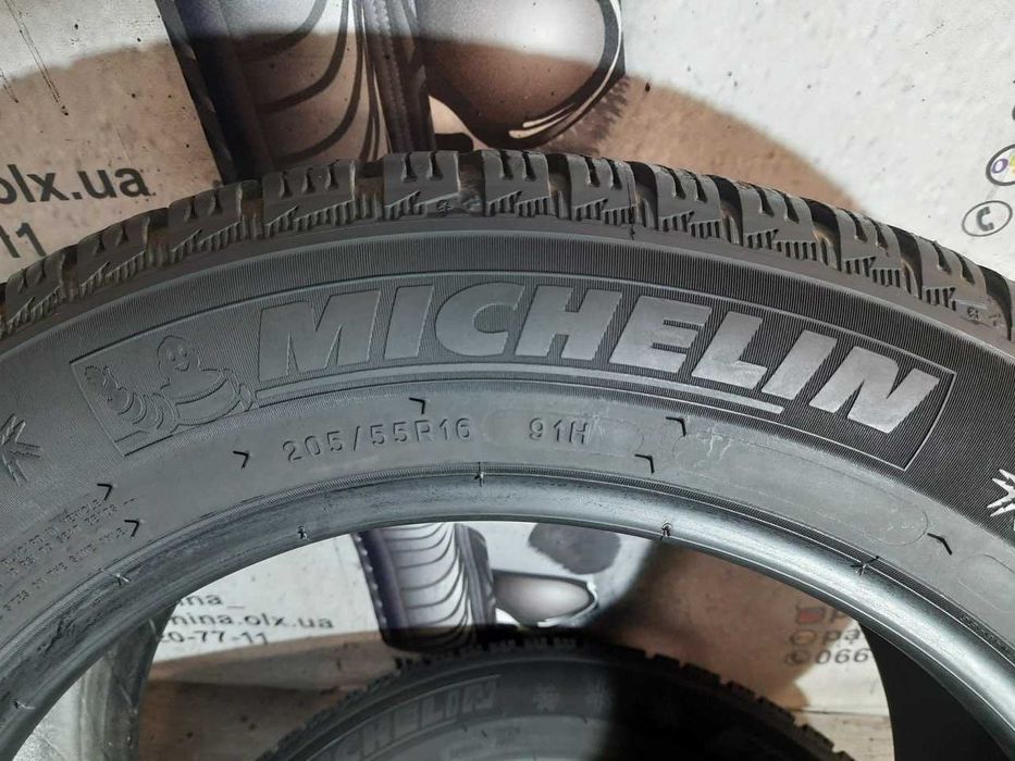 Шини 7мм 205/55 R16 MICHELIN Alpin 5DT б/у зима склад