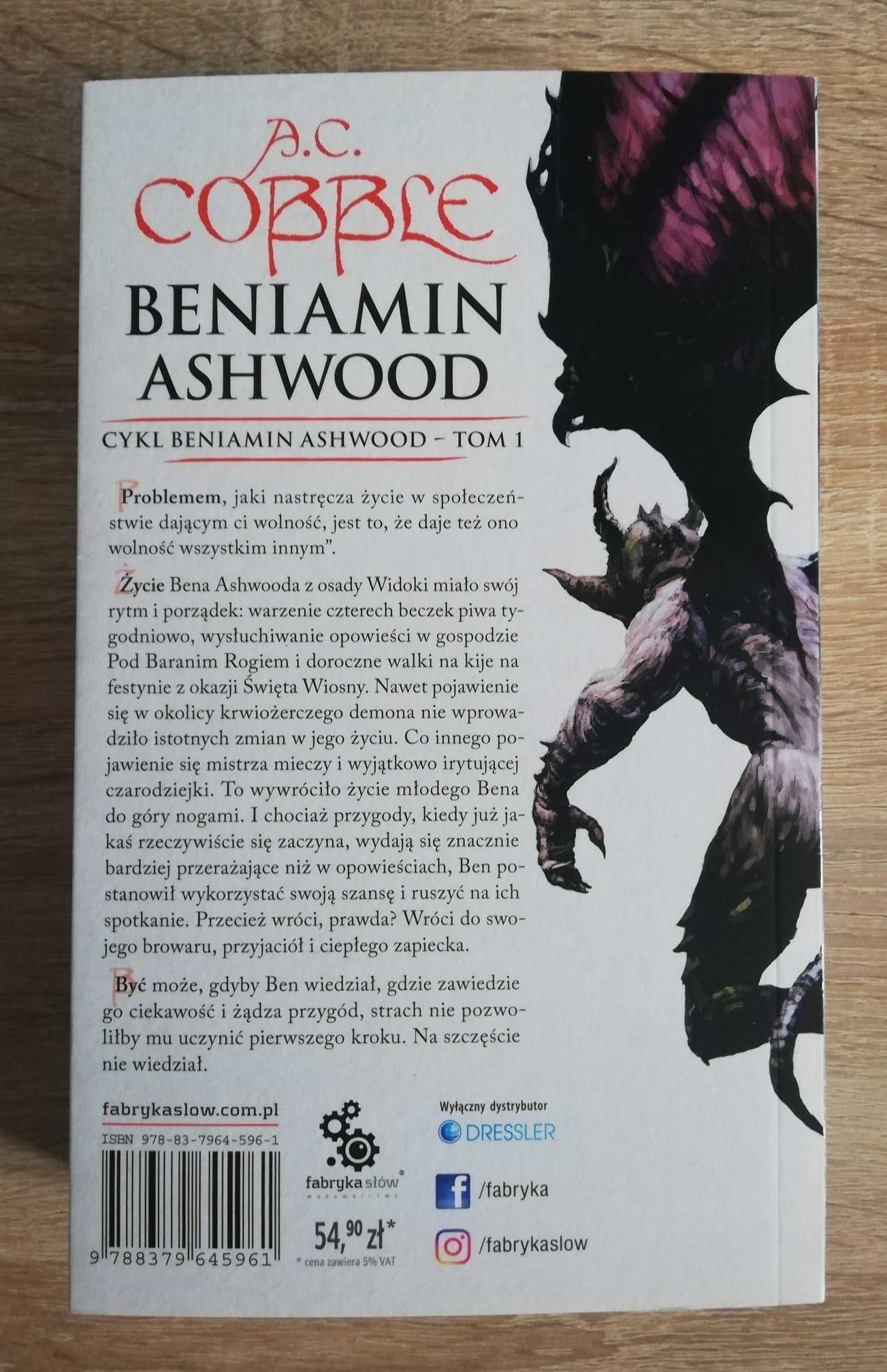 Beniamin Ashwood. Tom 1 - A.C. Cobble