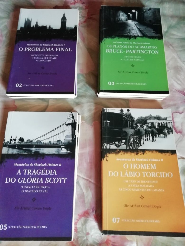 Livros da colecção Sherlock Holmes