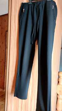 czarne cieniutkie/ eleganckie długie spodnie