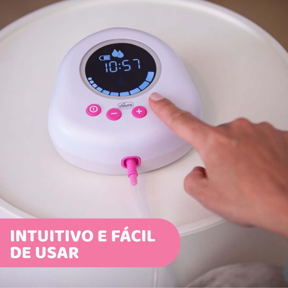 Bomba elétrica tira leite