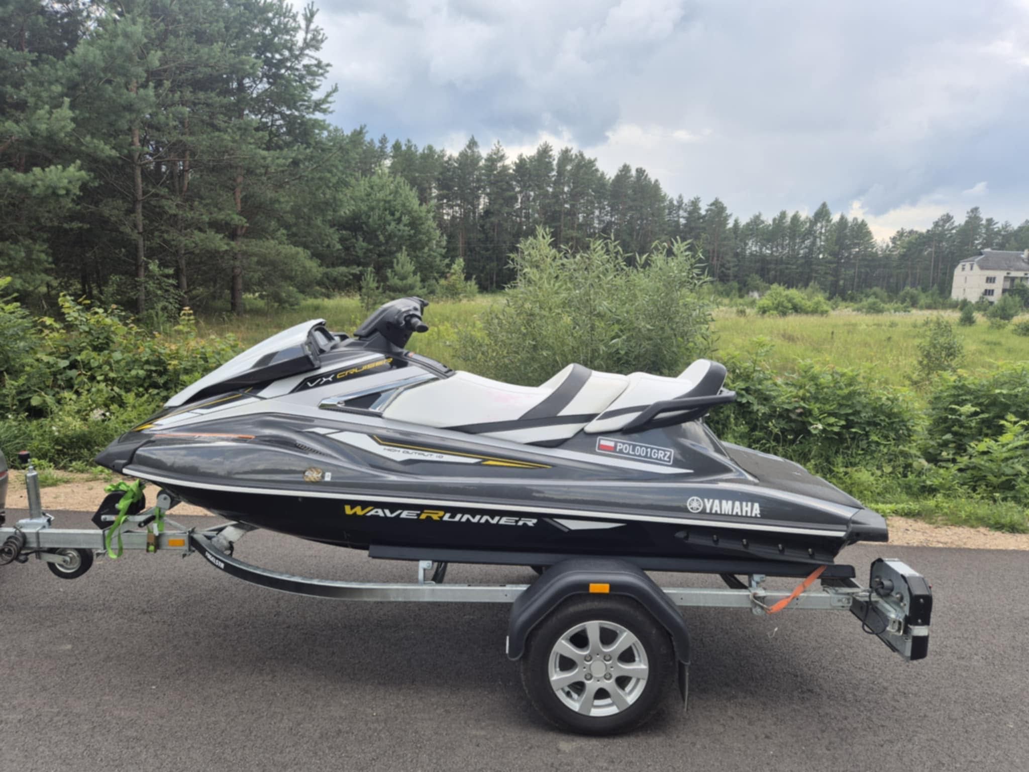 Yamaha vx cruiser tylko 50 mth, 2017 rok, zestaw z przyczepką