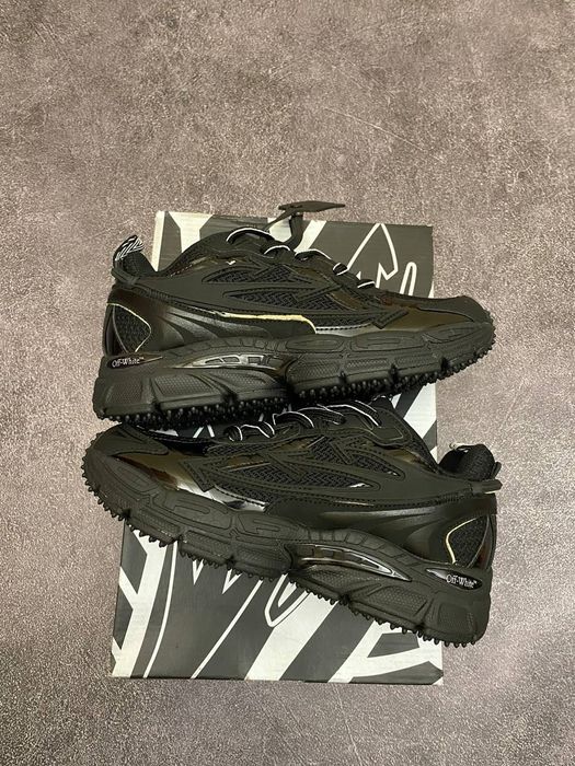 Off White Be Right Back Black мужские кроссовки новые черные