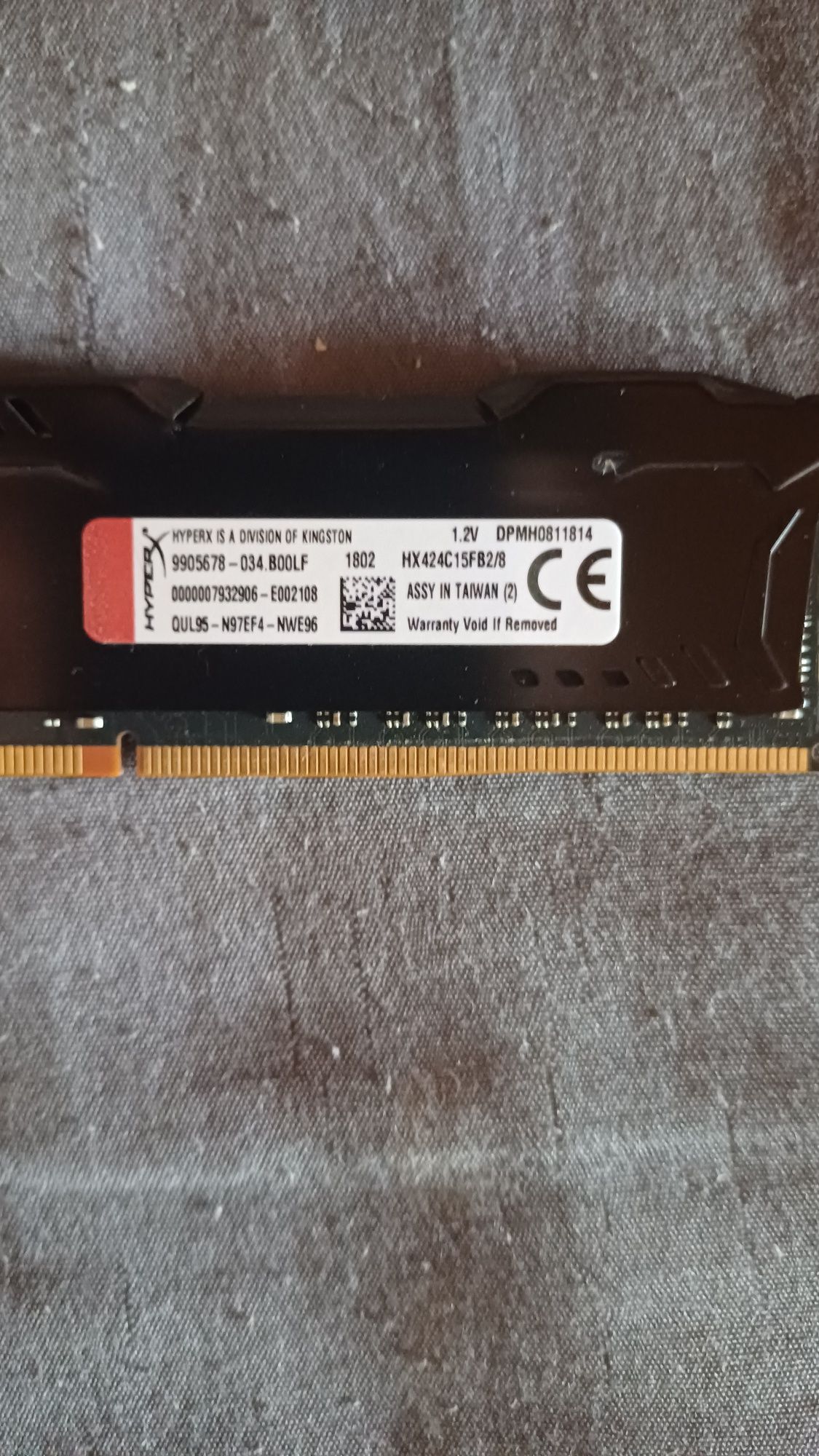 HyperX fury 8GB ram