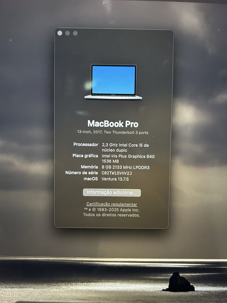 Macbook Pro 13 | I5 2.3 GHz | 8GB RAM | SSD 250GB