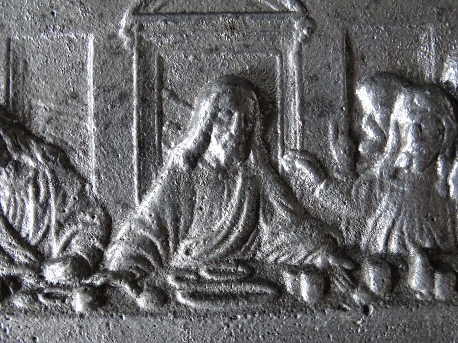 Leonardo da Vinci: Ostatnia wieczerza metalowy odlew PRL