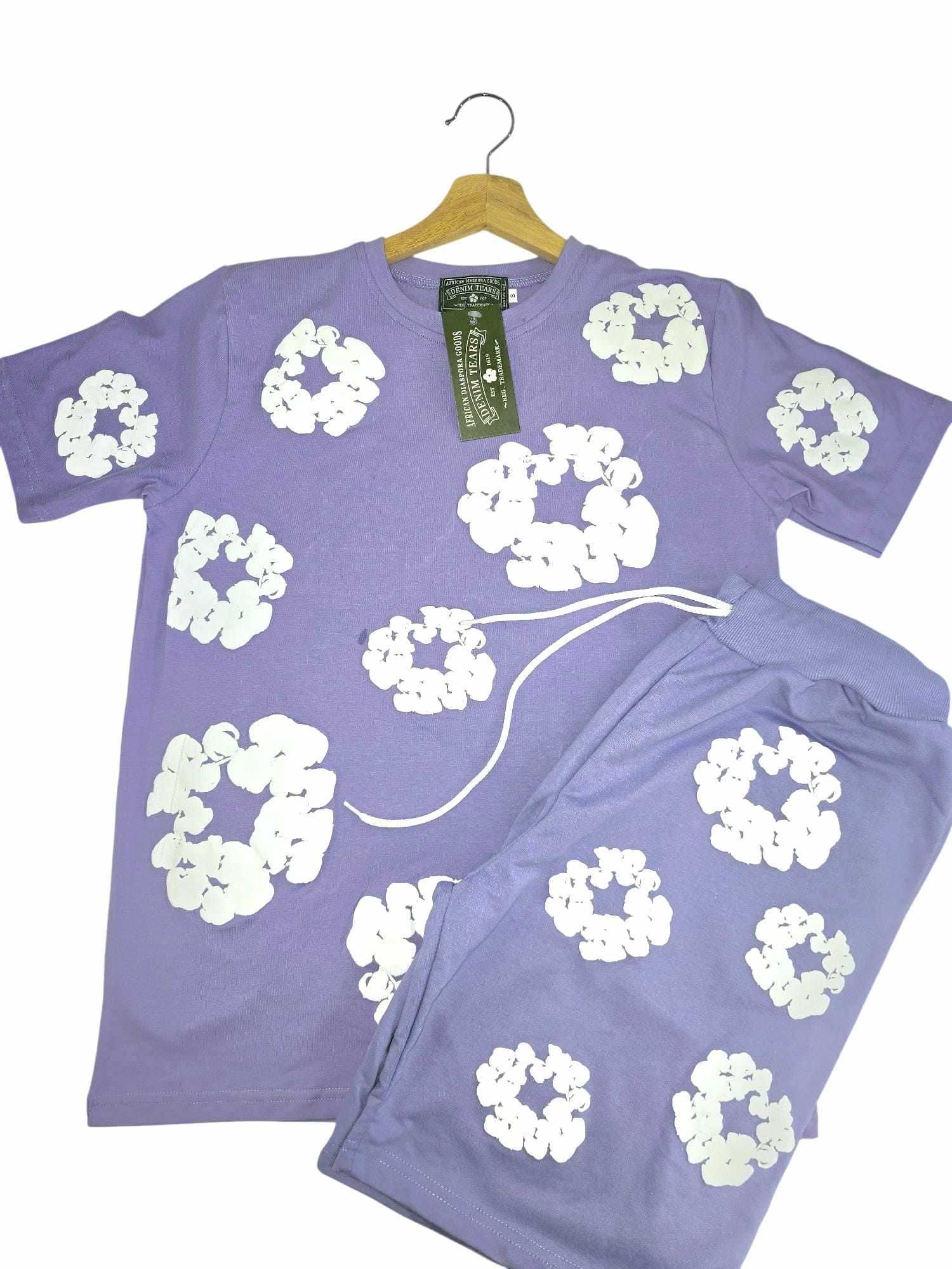 Conjunto de calção com t-shirt de Verão