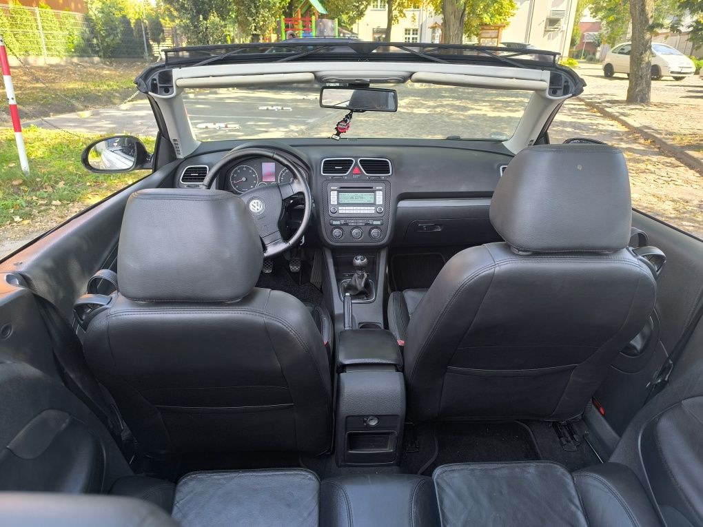 VW Eos Cabrio 1.6 benzyna Twardy dach Alu Klima Nowe opony Z Niemiec