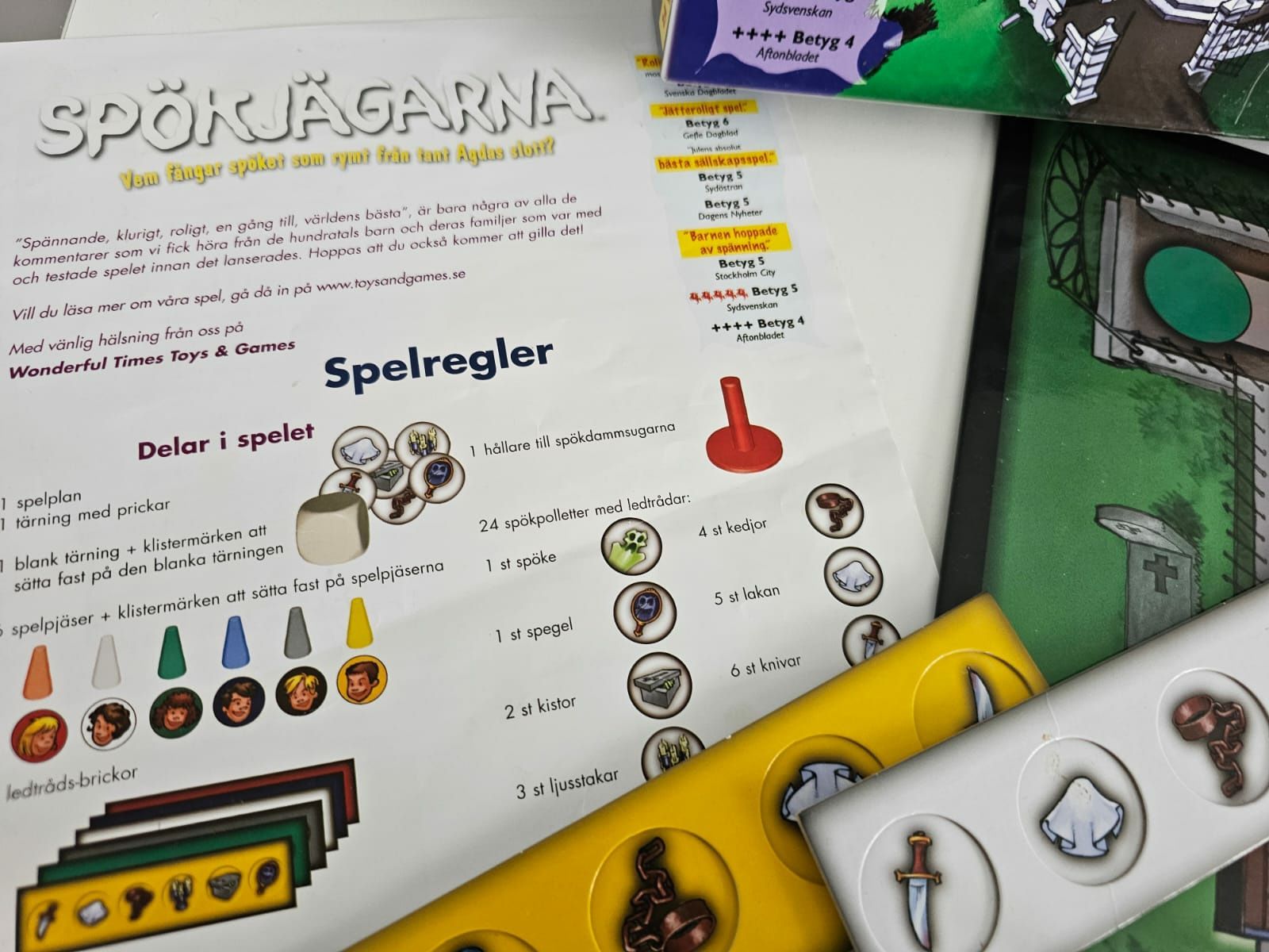 Gra planszowa Spökjägarna-  łowców duchów