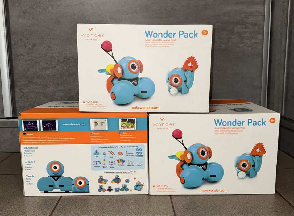 Duży zestaw robotów edukacyjnych Wonder Workshop+tablety+mata