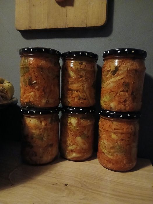 6 słoików kimchi na zamówienie