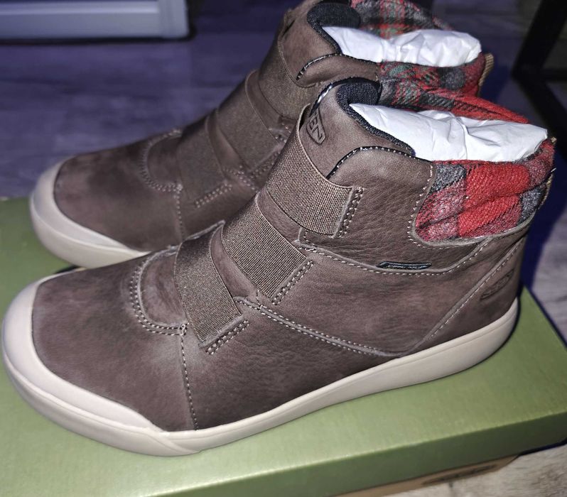 Buty zimowe damskie KEEN ELLE WINTER MID WP r. 39 brąz