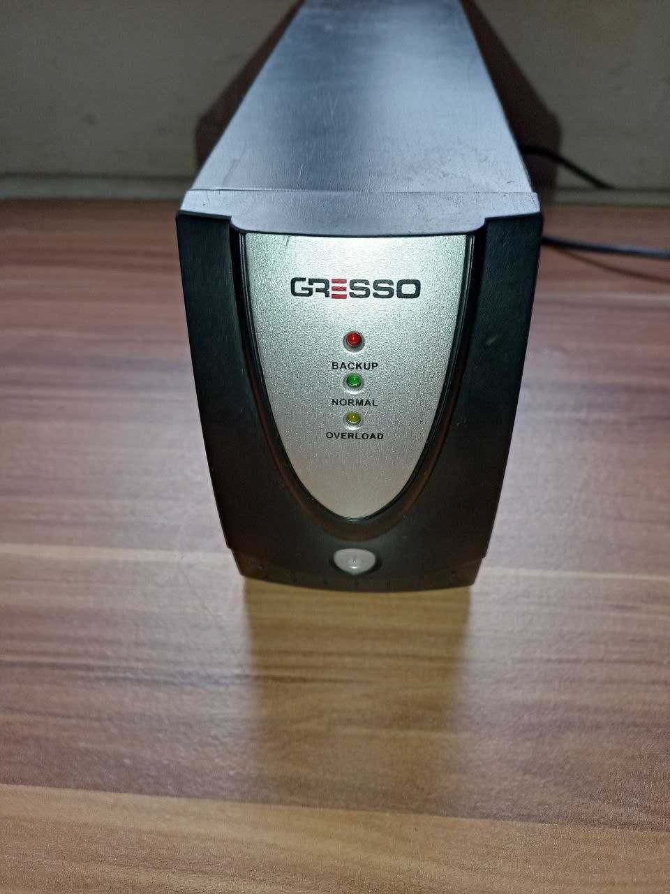 Безперебійник Gresso 650VA 400Вт (інвертор, ДБЖ, UPS, ИБП)