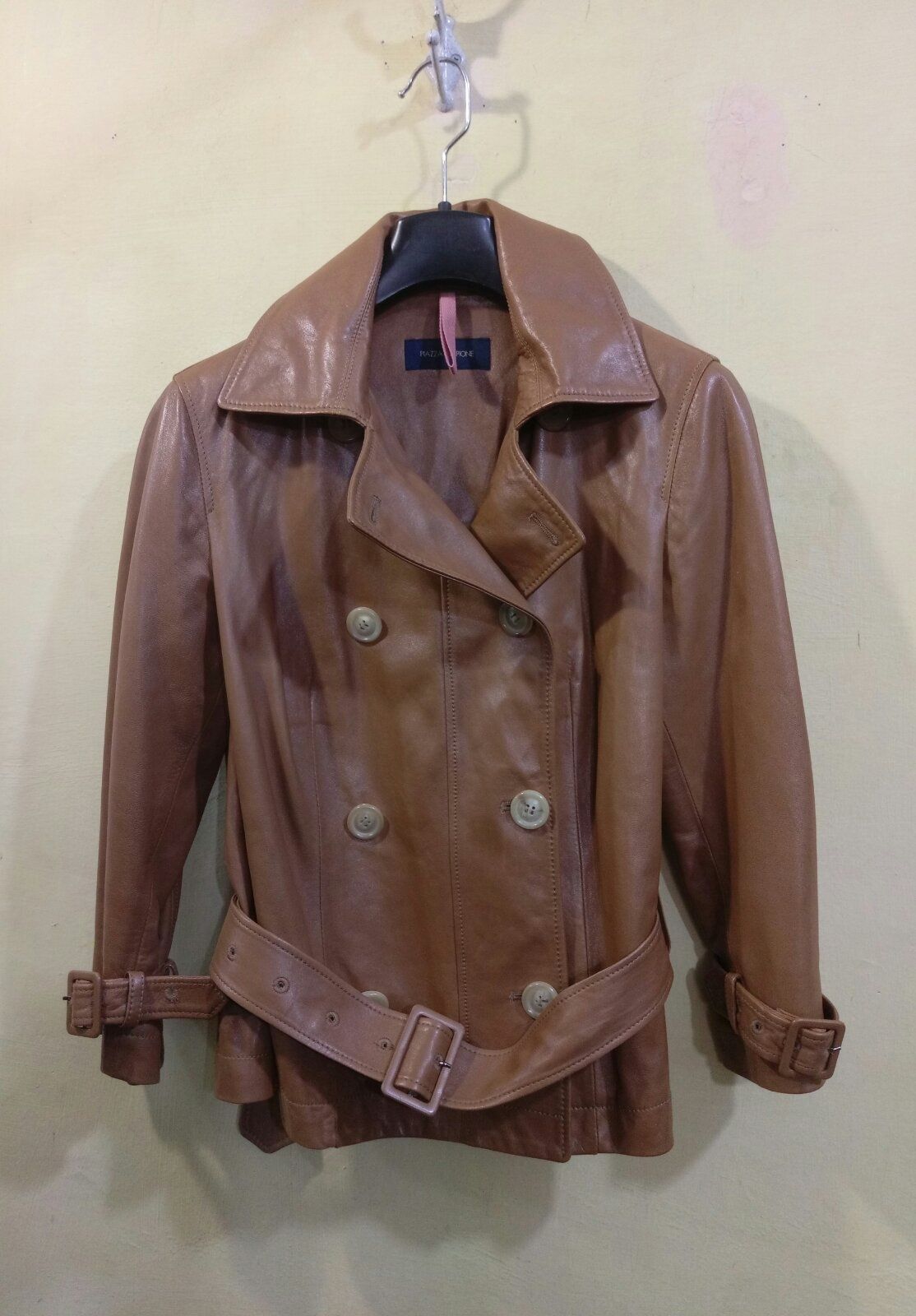 Оригінал Piazza Sempione Italy жіноча шкіряна куртка піджак