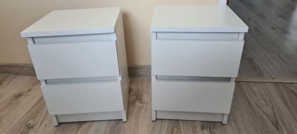 Łóżko tapicerowane 180/200 + 2 szafki nocne