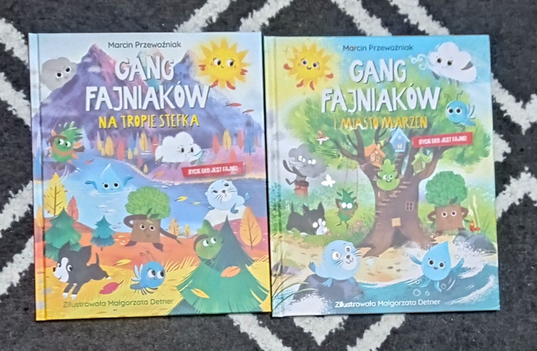 Książka/książka/bajka/bajeczka 2szt " Gang Fajniaków" - Nowe!!!