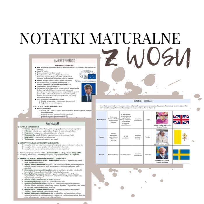 Notatki WOS Matura Wiedza o Spoleczenstwie | Notatki maturalne z wosu