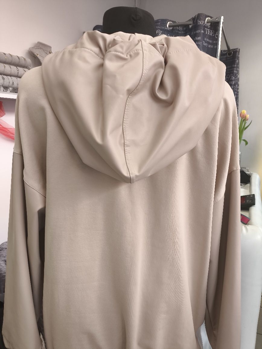 La mu piękna dres komplet z bawełna z eko skóra