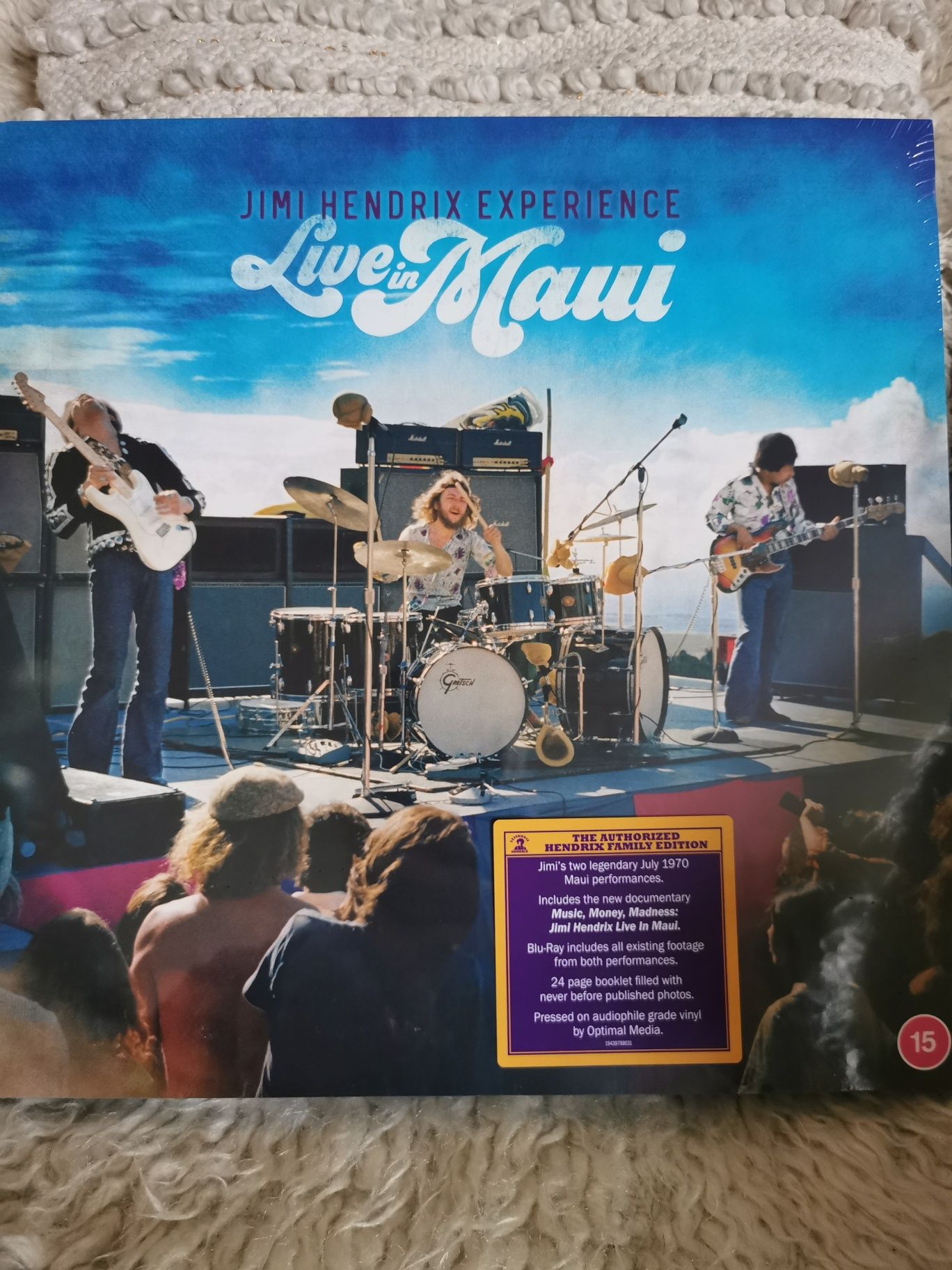 Jimi Hendrix experience live in maui 3lp + 1 blu-ray