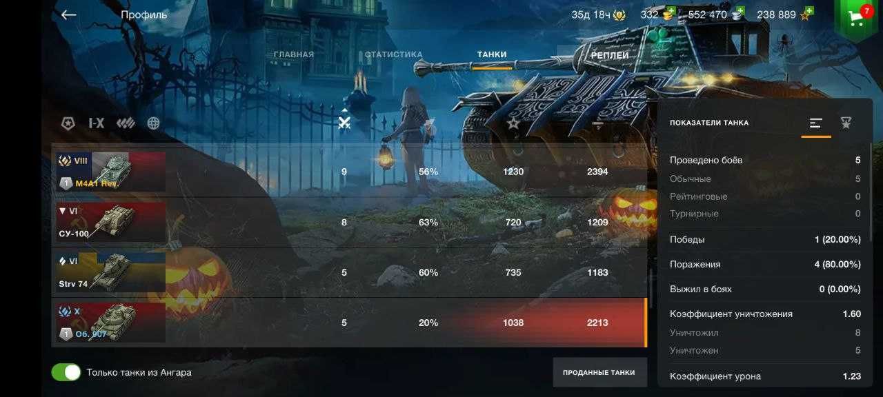 Аккаунт World of Tanks Blitz