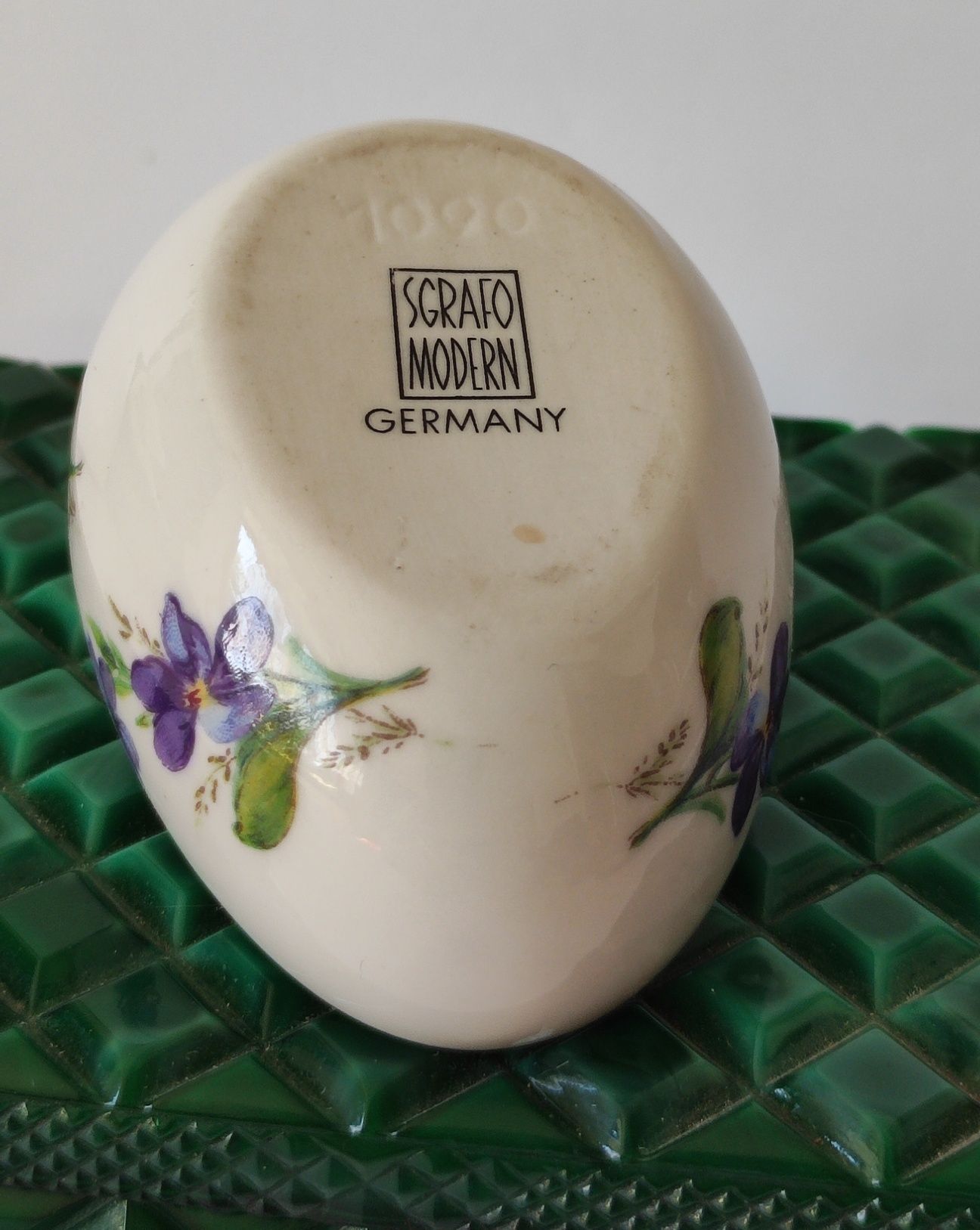Piękna stara porcelana zestaw bomboniera popielniczka KPM Royal