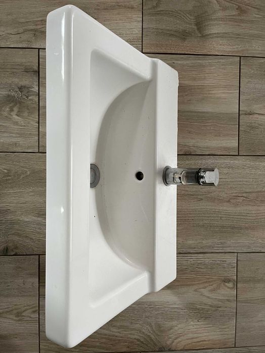 Zlew Ceramiczny 60x40x20 z Baterią Używany, Bardzo dobry Stan, 99 zł!