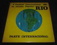 Disco LP Vinil V Festival Internacional Da Canção Popular Rio