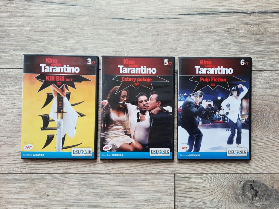 DVD 3 FILMY: Pulp Fiction, Cztery pokoje, Kill Bill vol. 1