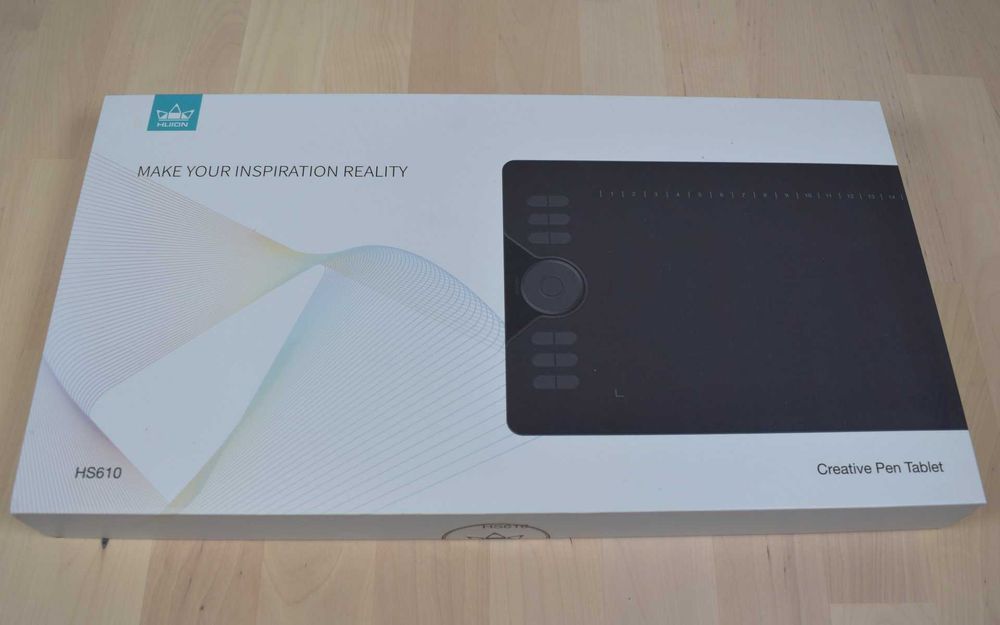 Mesa Digitalizadora / Tablet Gráfico HUION HS610 (254 x 158.8 mm) NOVO