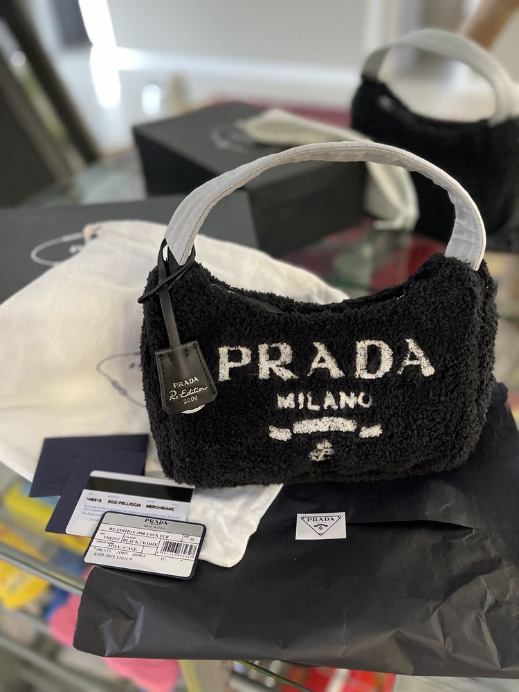 сумка Prada Hobo коробка документи