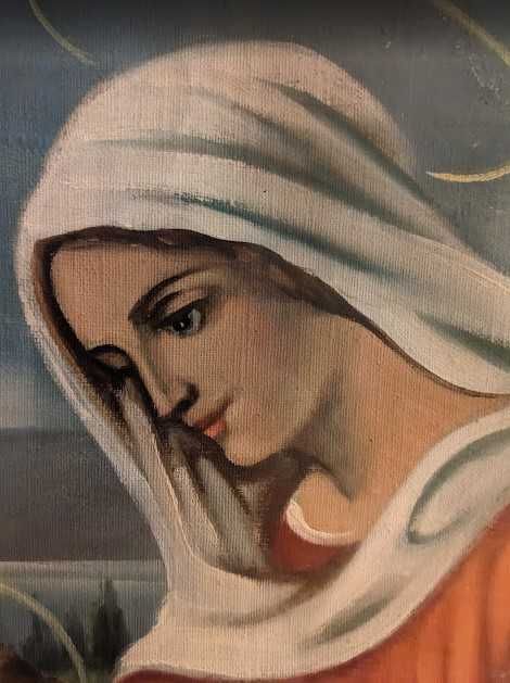 Obraz Święta Rodzina, malowany ręcznie na płótnie