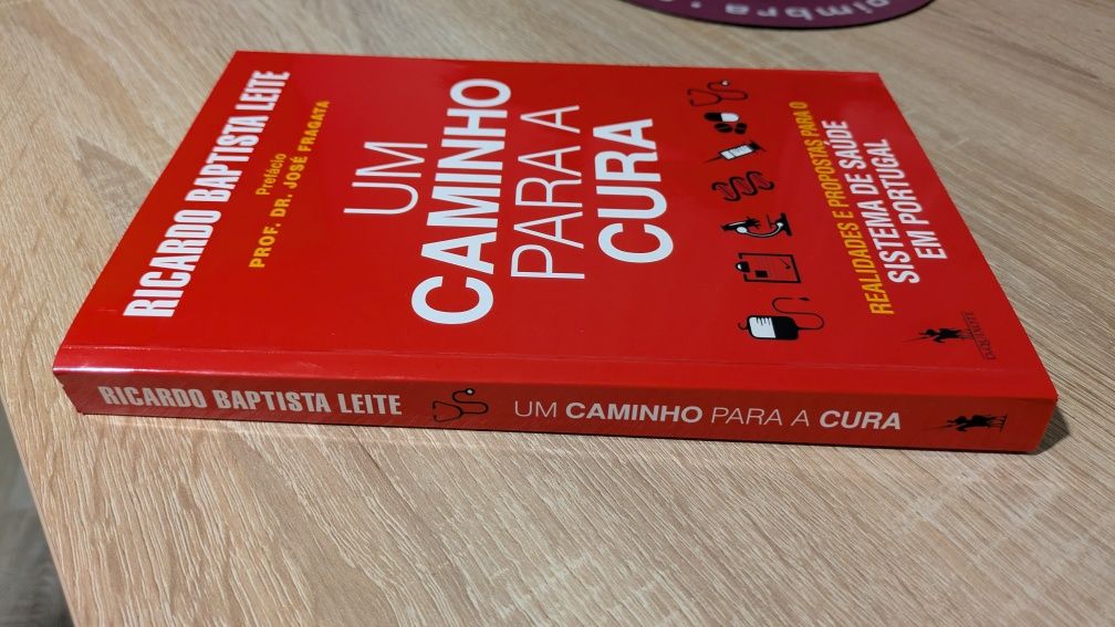 Livro "Um caminho para a cura" de Ricardo Baptista Leite