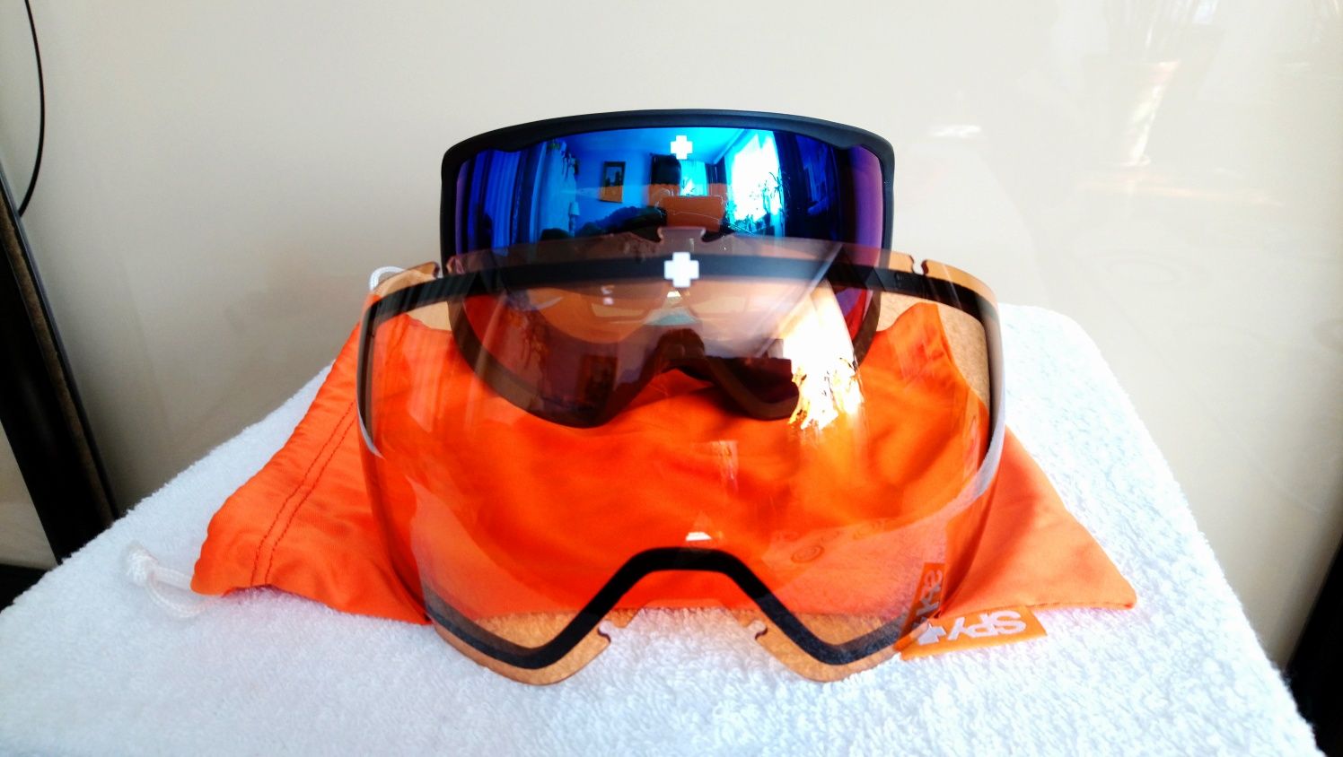 Маска очки лыжная горнолыжная SPY+ UNDERPIN + Линза