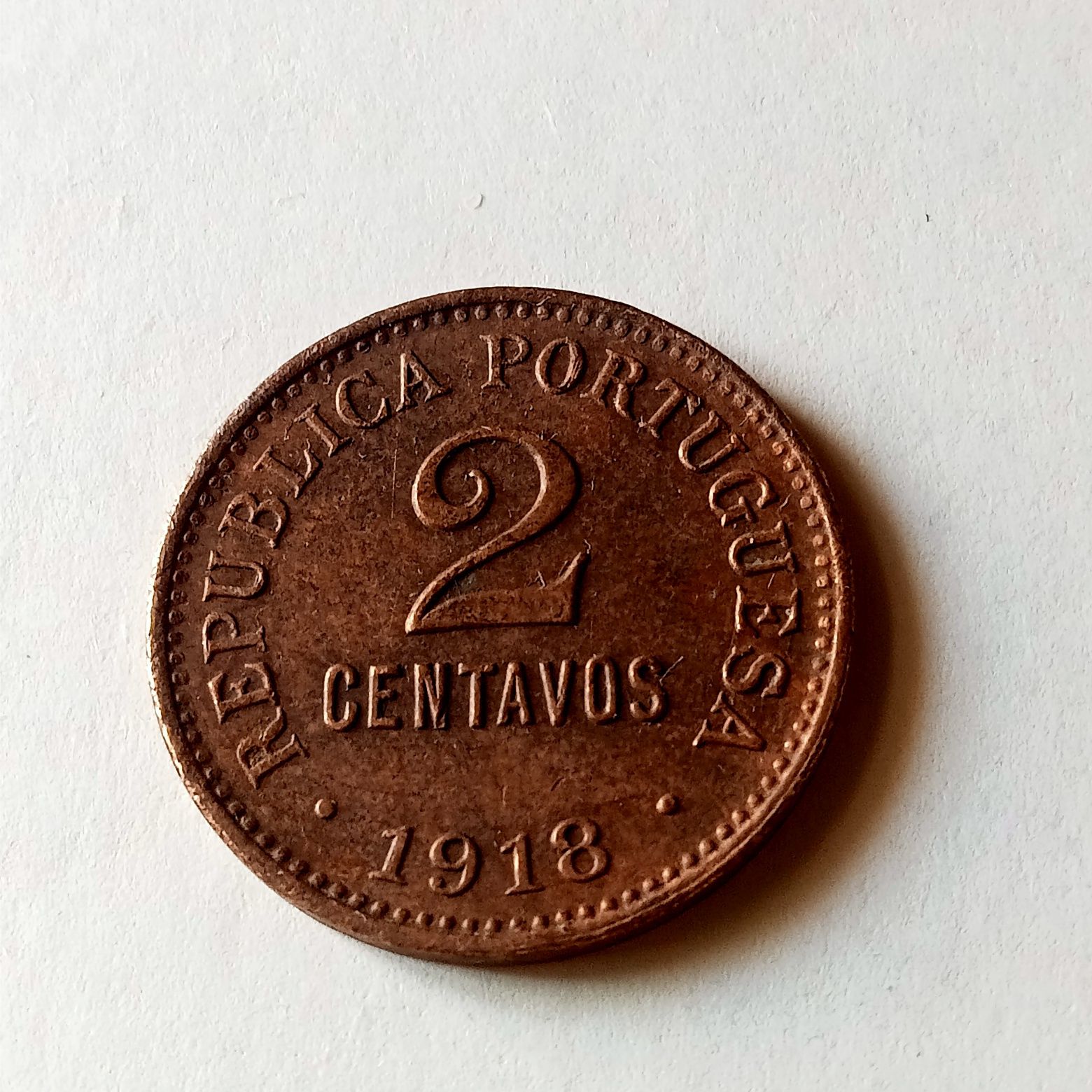 Moeda 2 Centavos 1918