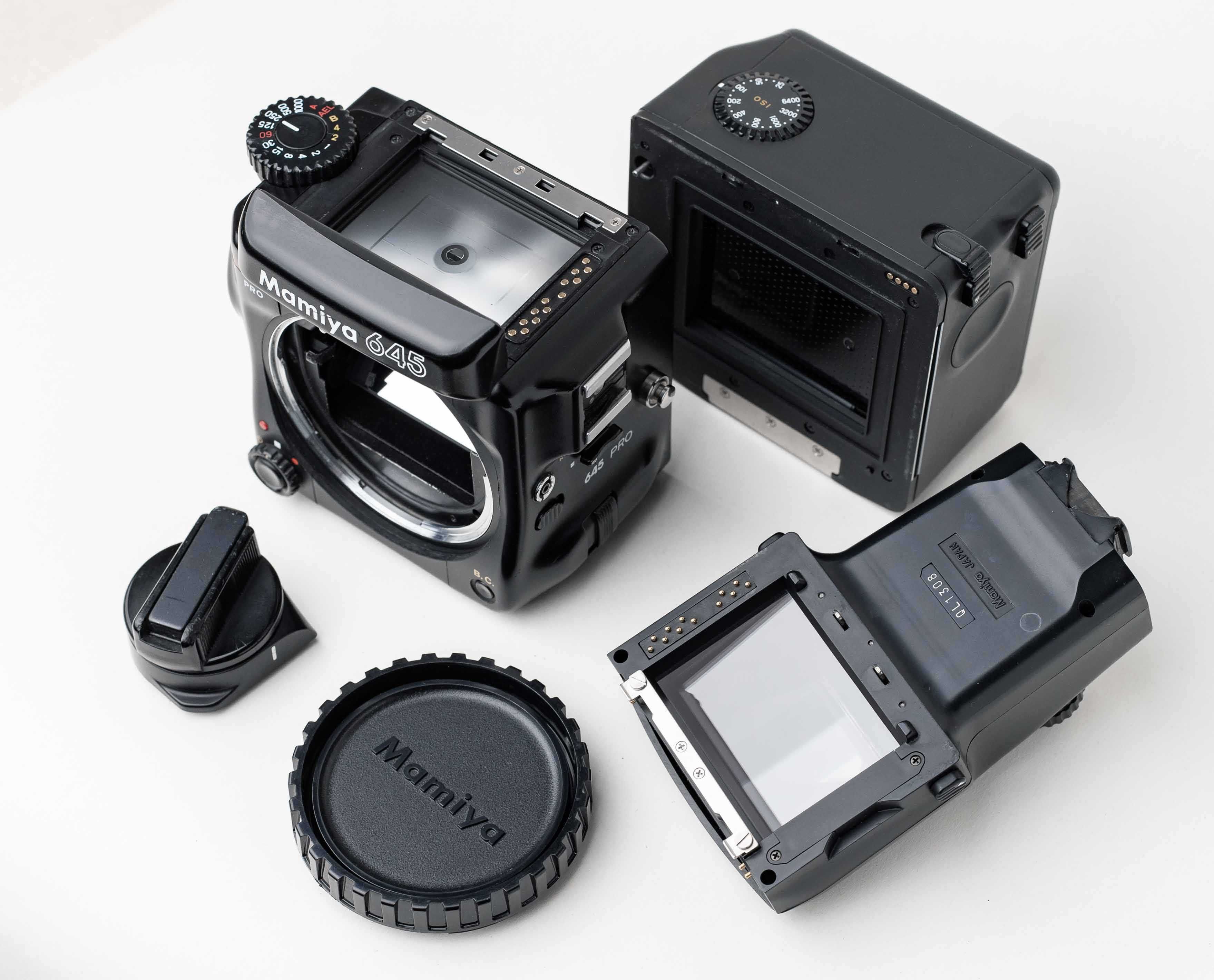 Mamiya 645 Pro Body AE prism Back Handle