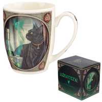 Kot i Absynt kubek 300ml Lisa Parker gothic fantasy wicca magia