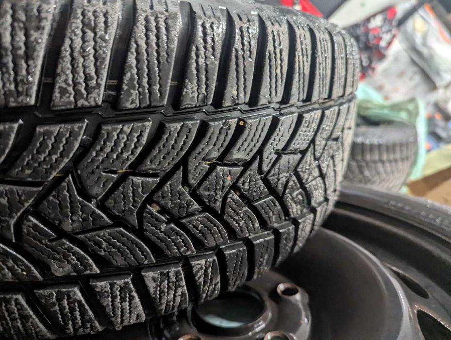 Dunlop Winter Sport 5 – 205/55 R16 91H + stalowe felgi 16"