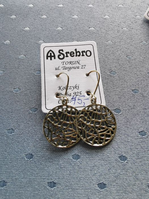 Kolczyki srebrne kółka
